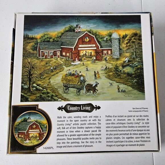 Country Living Barn Dance at O' Flannery Ann Stopkey 500 Piece Puzzle‎ - Picture 6 of 9